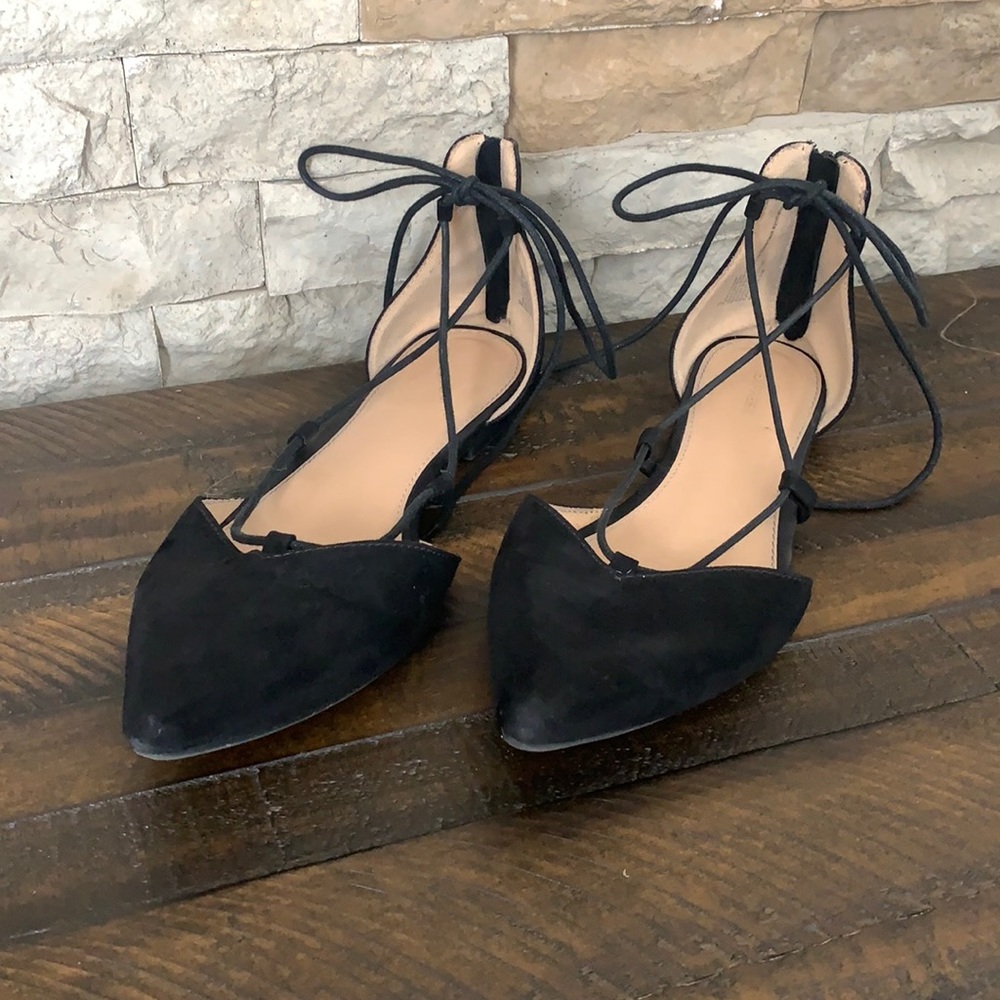 Express Ballet tie flats